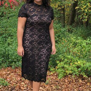 Onyx Nite Black Lace Dress